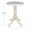 International Concepts Round 30 in Round Top Pedestal Table, 34.9 inH, Unfinished, 30 W, 30 L, 35.1 in H, Wood, Unfinished K-30RT-6B - alternate 3